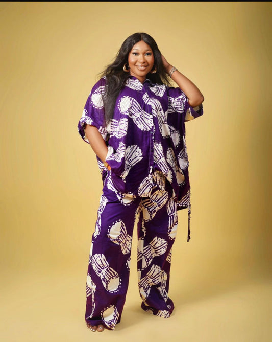 Bold female ankara wears