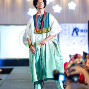 Crown of Heritage – Regal Agbada Ensemble