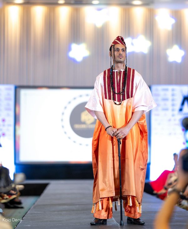 Crown of Heritage Collection – Regal Flame Agbada Set