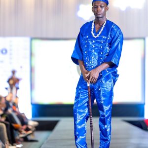 Crown of Heritage Collection – The Ọba’s Sapphire Ensemble