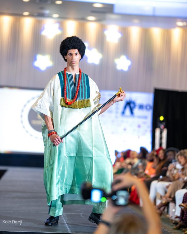 Crown of Heritage – Regal Agbada Ensemble - Image 2